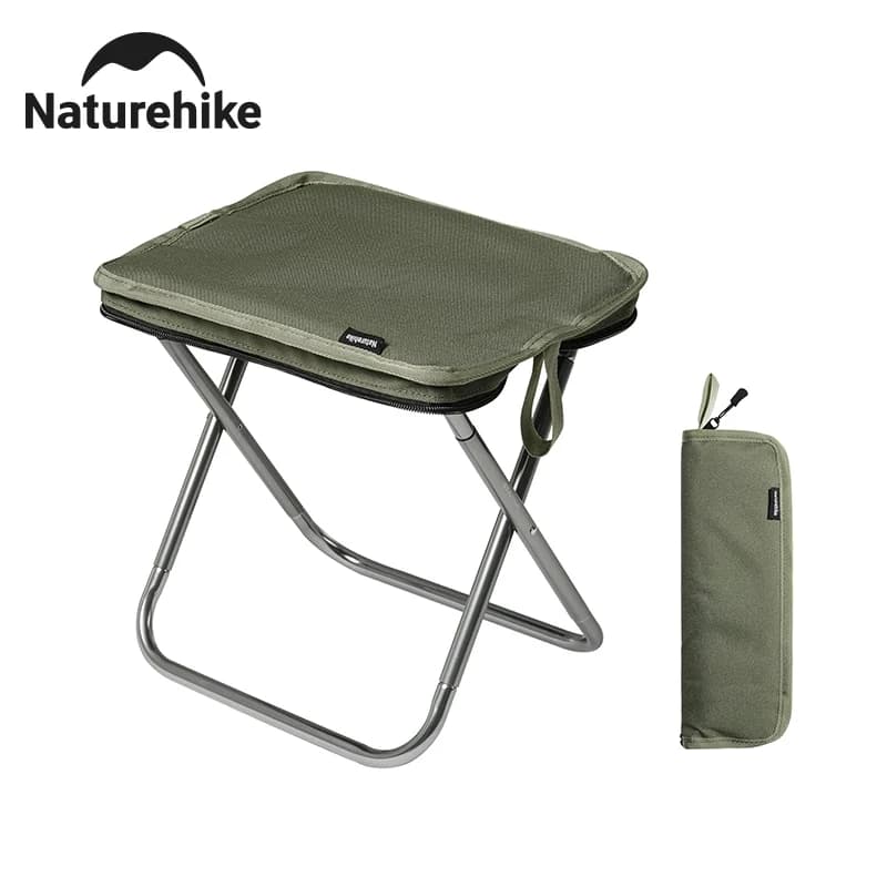 كرسي تخييم محمول خفيف الوزن من Naturehike 2024 جديد، كرسي ألمنيوم خارجي قابل للطي لتحمل الأحمال العالية للسفر والشاطئ والصيد