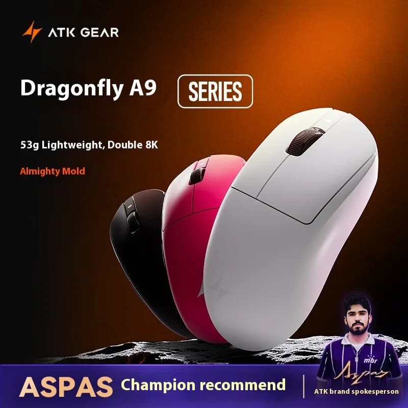 ATK A9 Ultra Wireless Gaming Mouse A9/A9 SE/A9 Plus/A9 Pro Tri-Mode 8K 53g Lightweight E-sports Gaming Mouse PC Custom Accessory - 2