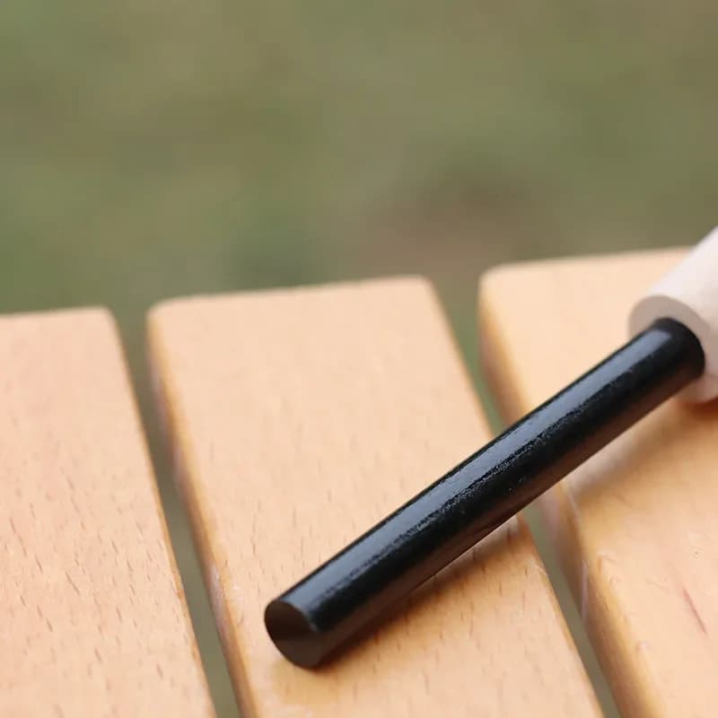 Portable outdoor flint, equipped with outdoor survival tools such as magnesium sticks, firearms, wooden handles, and flint stick - 6