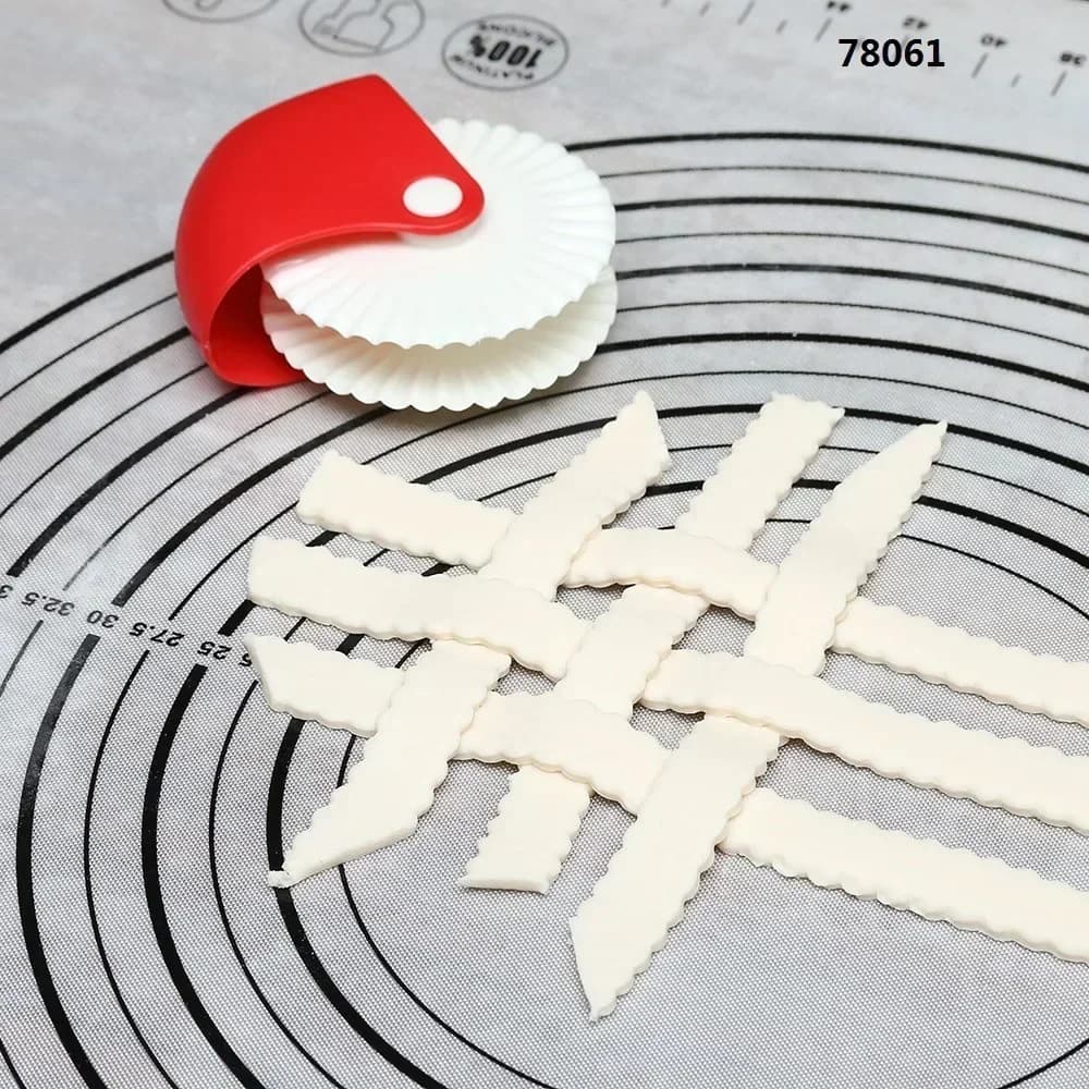 Pastry Rolling Wheel Decorator Pie Biscuit Dough Cutting Machine for Rolling Dough Kitchen Baking Tool Accessories VIE LENTE - 4