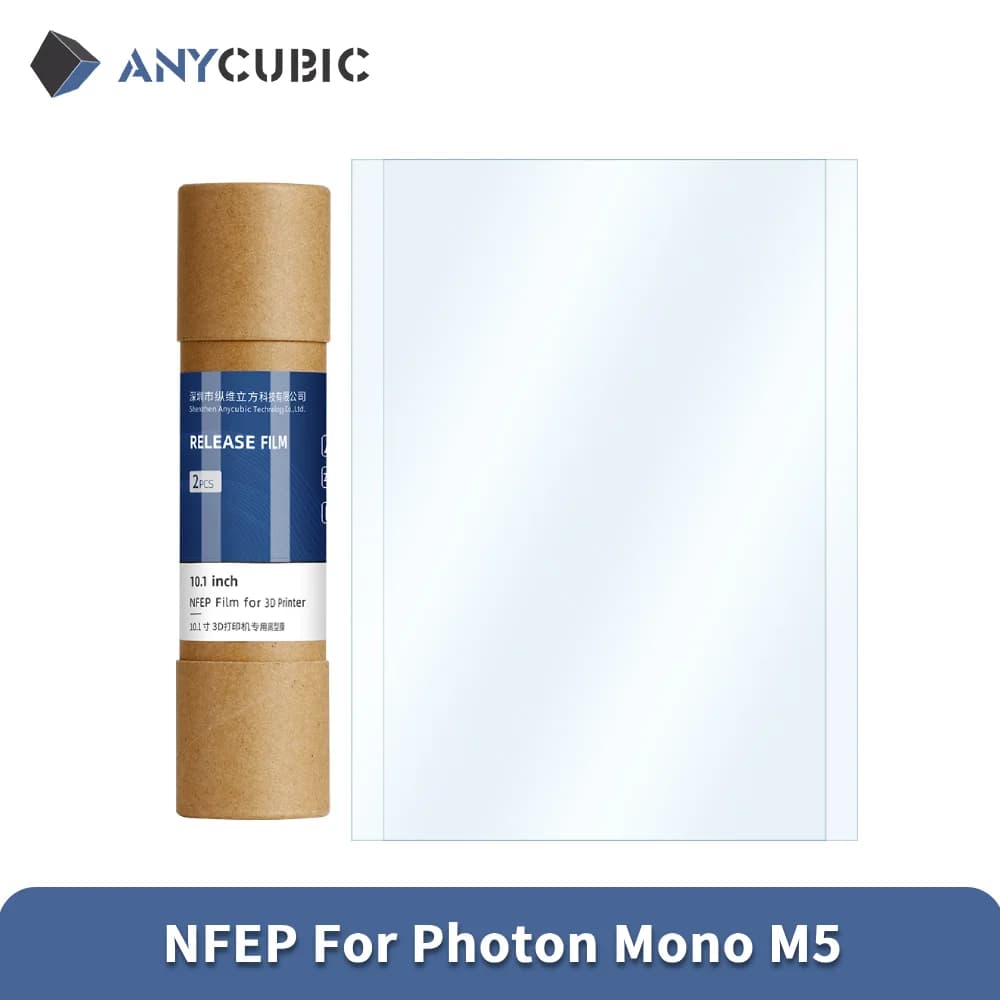 قطع غيار طابعة ثلاثية الأبعاد ANYCUBIC فيلم NFEP مقاس 10.1 بوصة لطابعة Photon Mono M5 LCD ثلاثية الأبعاد