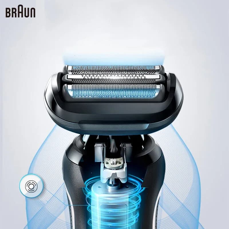Braun Electric Shaver Series S5 Razor Rechargeable Wet Dry Dual Use Floating Heads Shaving Machine Face Hair Removal Beard Cutti - 5