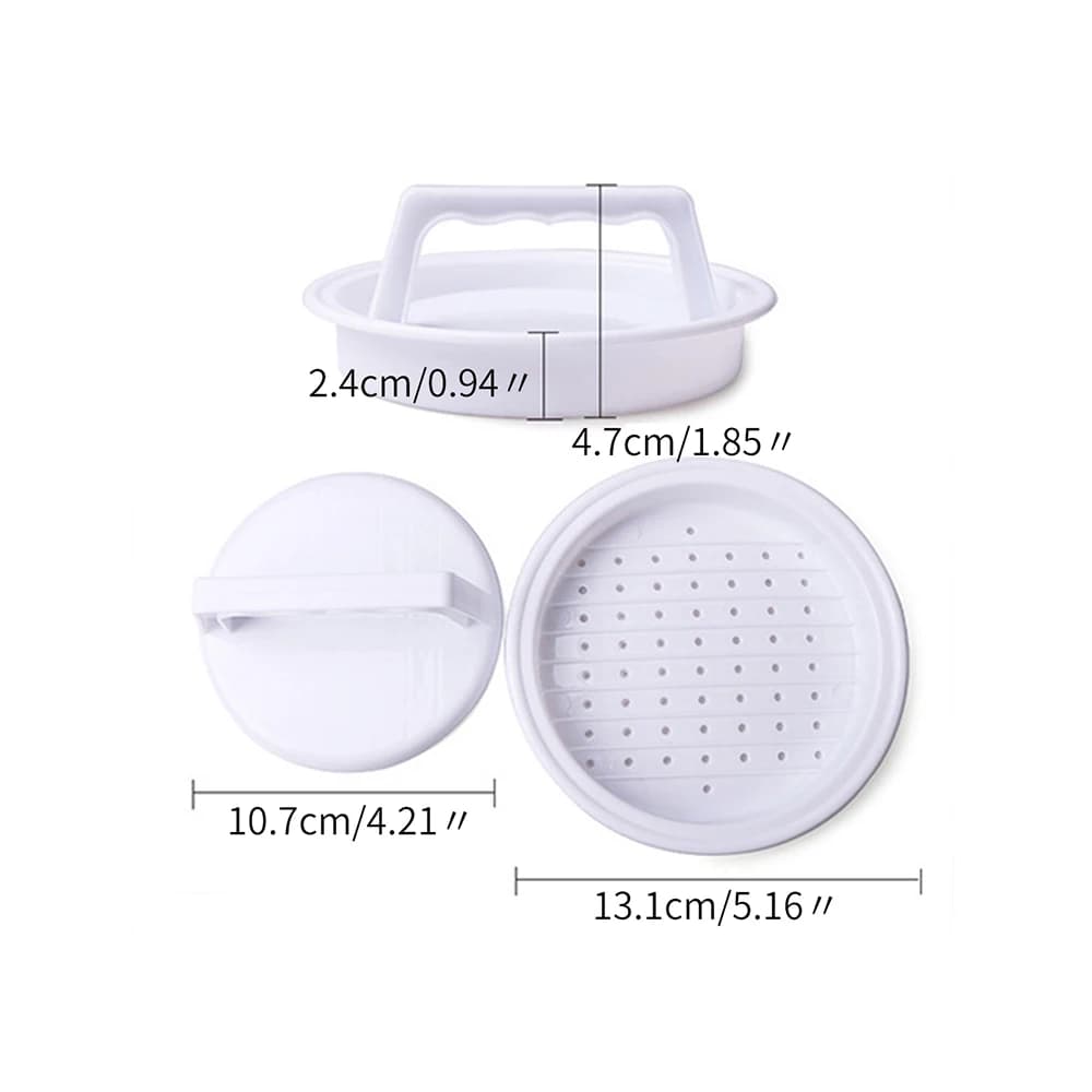 1pc Hamburger Press Stuffed Burger Press Plastic Meat Grill Party BBQ Burger Maker Mould Hamburger Maker Kitchen Tool - 4