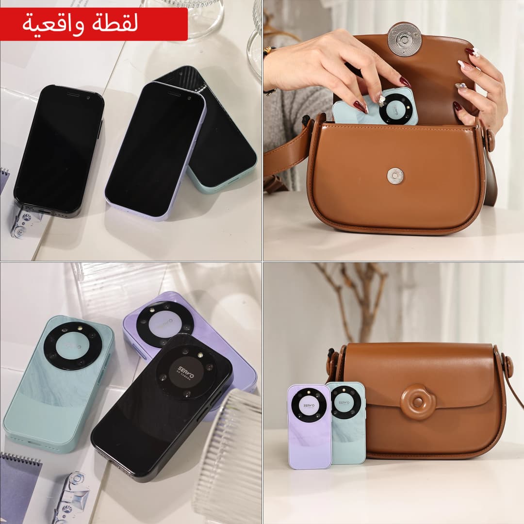 هاتف سيرفو KING9000 4G LTE ميني، نظام أندرويد، 2 جيجابايت رام، 16 جيجابايت روم، متجر جوجل بلاي، واتساب، نقطة اتصال، شريحتين، هواتف صغيرة للجيب - 3