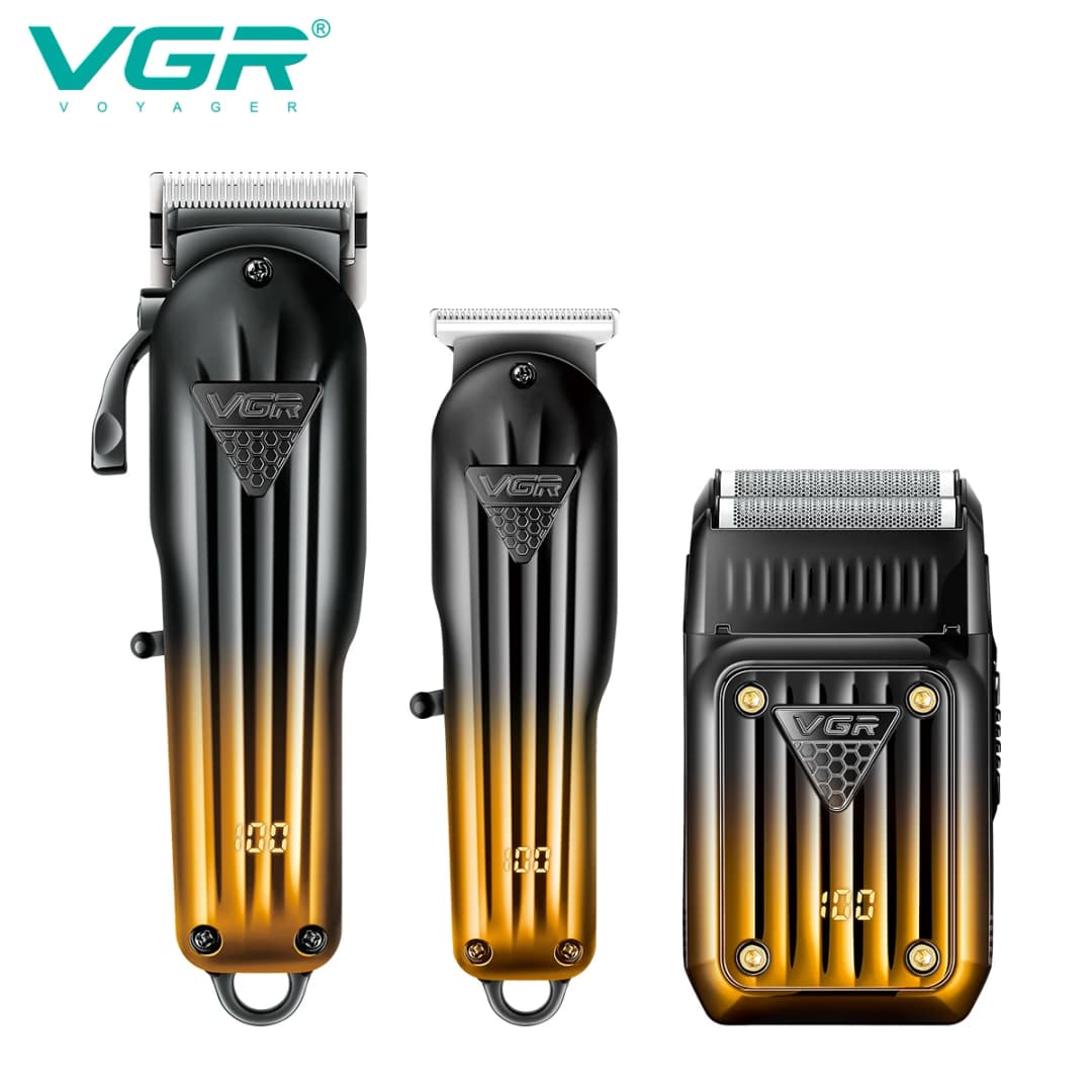 VGR 644 ماكينة قص الشعر المتدرج - كهربائية، قابلة لإعادة الشحن، احترافية للرجال - 4