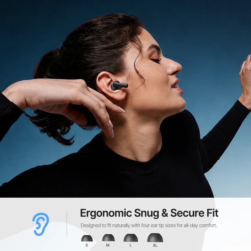 سماعات الأذن اللاسلكية Baseus Bowie 30 عزل ضوضاء 50dB وقت تشغيل طويل 65 ساعة سماعات بلوتوث 5.3 ميكروفونات 6 مكالمات واضحة بتقنية الذكاء الاصطناعي صوت جهير قوي - 4