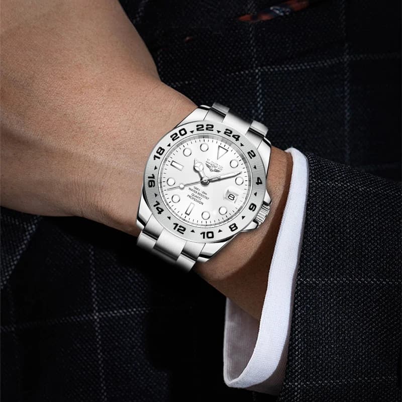 LIGE Hot Sell Men Watch Sport Mens Watches Top Brand Luxury  Military Waterproof Full Steel Quartz Clock Men Relogio Masculino - 5