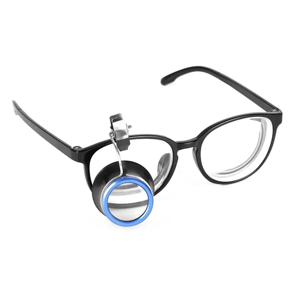 5X 10X 20X Eyeglass Magnifier Clip-On Eye Loupe Magnifying Lens Portable Eyepiece Process Operation Watchmakers Repair Tool - 3