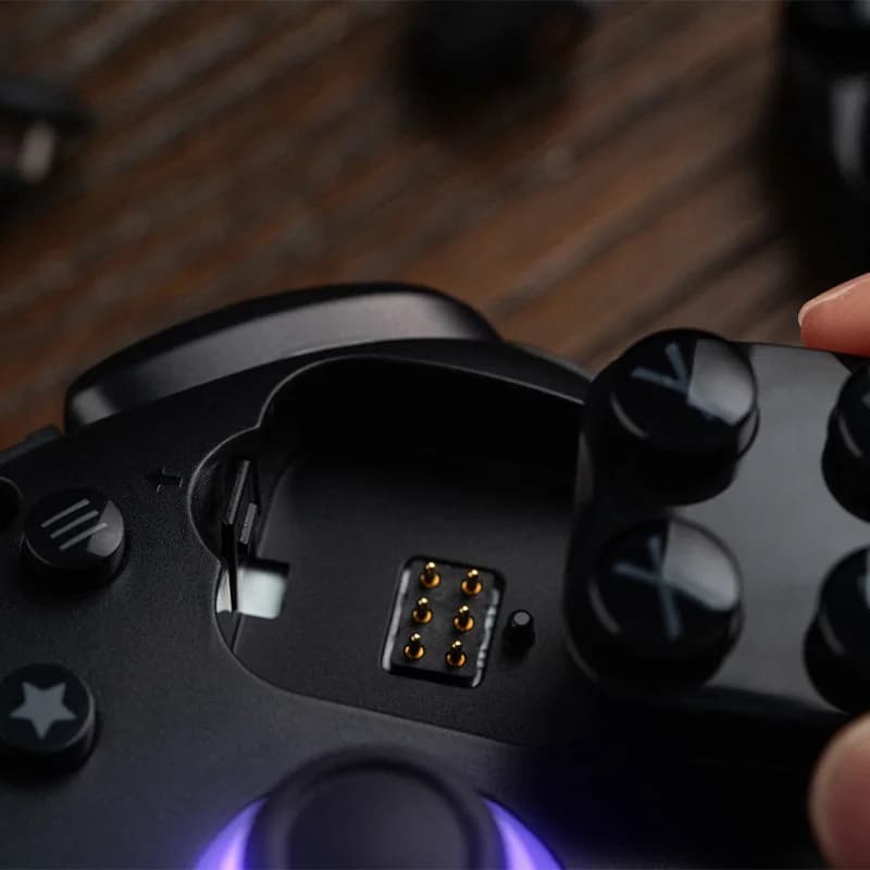 وحدة تحكم لاسلكية 8BitDo Ultimate 3E لـ Xbox وPC وأندرويد وآبل، مع أجزاء قابلة للتبديل، وعصي تحكم TMR، ومشغلات هول مع توقفين - 5