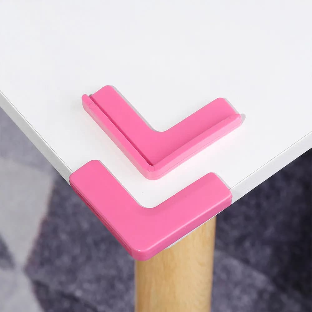 4pcs Silicone Safety Window Head Protection Corner Edge Corner Protection Sleeve Aluminum Steel Child Window Anti-collision - 3