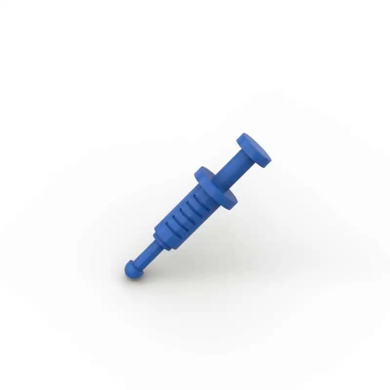 مجموعة بناء MOC 10 قطع معدات طبية عسكرية 87989 محاقن، قطع تركيب، ألعاب تجميع للأطفال هدية عيد ميلاد - 3