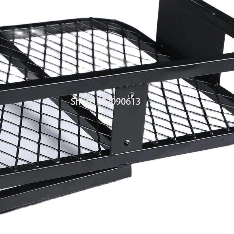 59X20inch Car Rear Luggage Box Trailer Basket Car Luggage Rack Car Pull Cargo Travel Rack 500 lbs Capacity 2-in Adapter Shank - 3