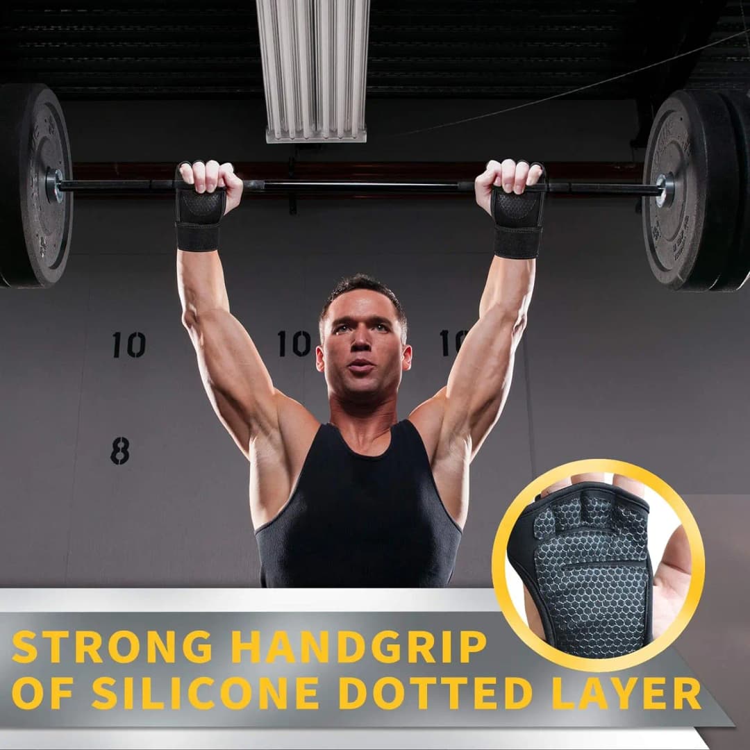 Training Sport Gloves for Men Women Workout Gloves Fitness Body Building Weightlifting Gym Hand Wrist Palm Protector Gloves - 5
