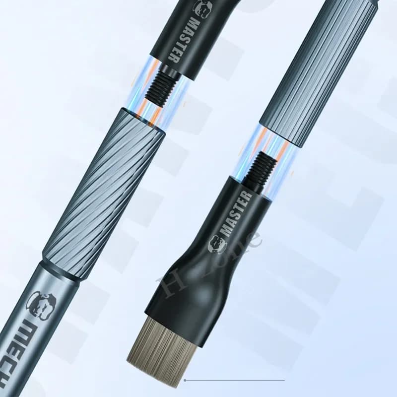 2Pcs MECHANIC motherboard IC debonding brush steel brush replacement head IC pad cleaning and glue removal and tin removal tool - 4