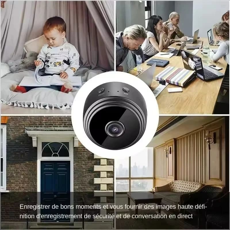 كاميرا A9 صغيرة الحجم بتقنية Wifi بدقة 1080P، مراقبة أمنية لاسلكية، تحكم عن بعد، رؤية ليلية، مراقبة فيديو، كاميرا منزلية ذكية صغيرة بدقة HD - 3
