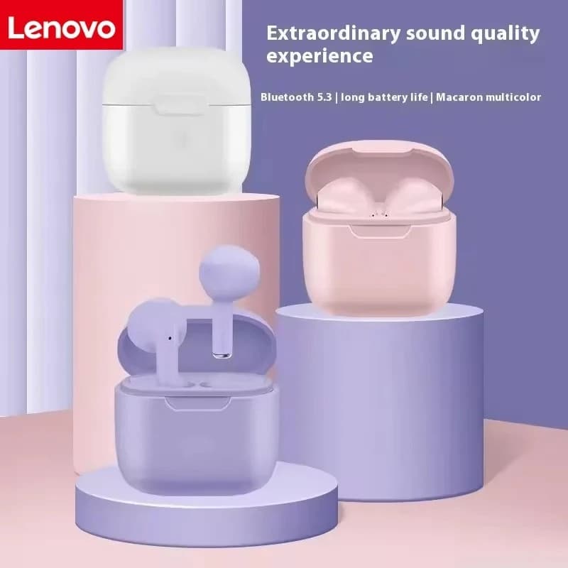 Lenovo Wireless Bluetooth Earbuds Mini in-Ear Earphones Compatible with Huawei, Android and Apple Devices Ultra-Low Latency - 2