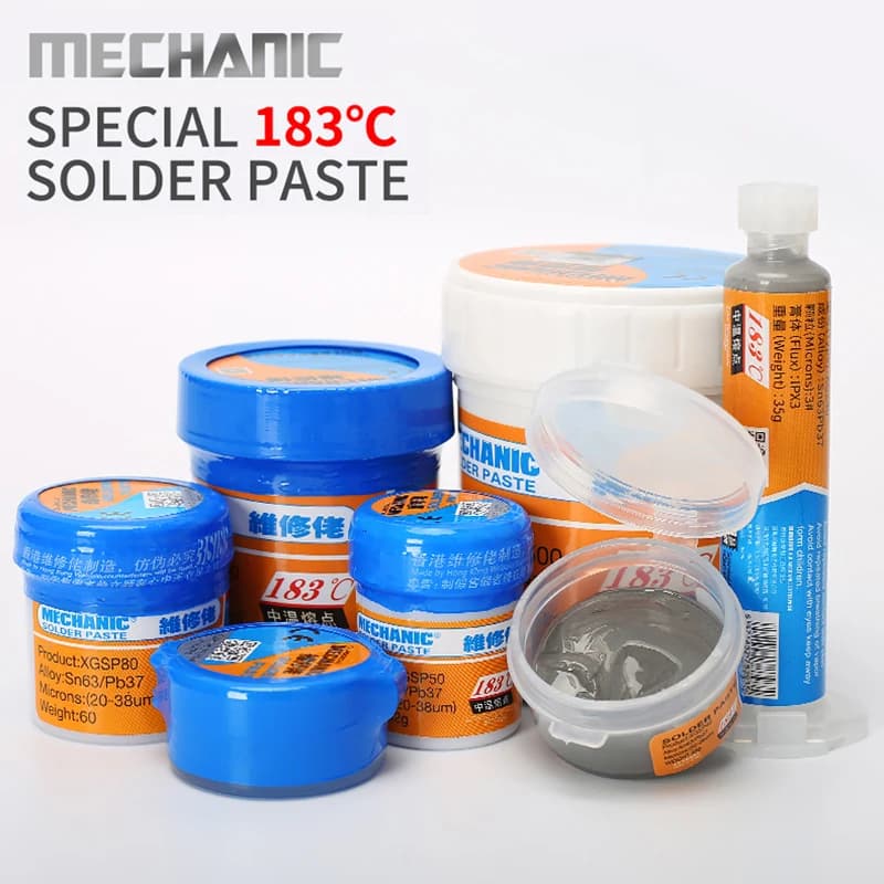 MECHANIC معجون لحام فلوكس 183℃ XGZ40 Sn63/Pb37 معجون قصدير لحام لإصلاح IC CPU BGA SMD أدوات إصلاح الهاتف المحمول - 4