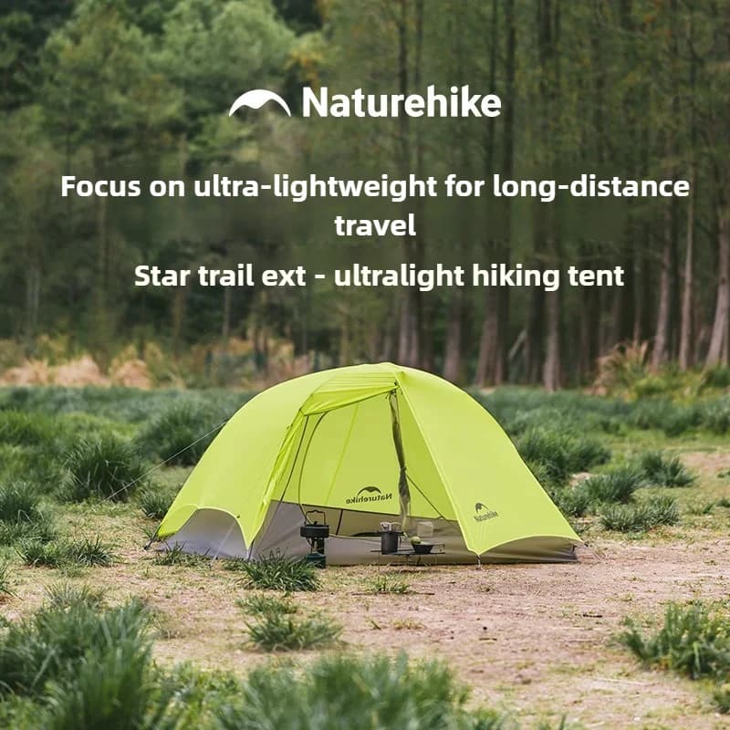 خيمة تخييم من Naturehike Star Trail EXT مناسبة للمشي لمسافات طويلة والحماية من العواصف المطرية