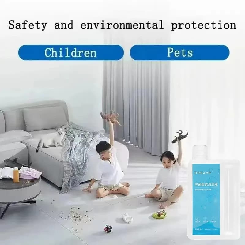 Original Dreame Cleaning Solution 1L For X40 Ultra / L40 Ultra / X50 Ultra / L10s Pro Ultra Complete Cleaning Fluid Accessories - 4