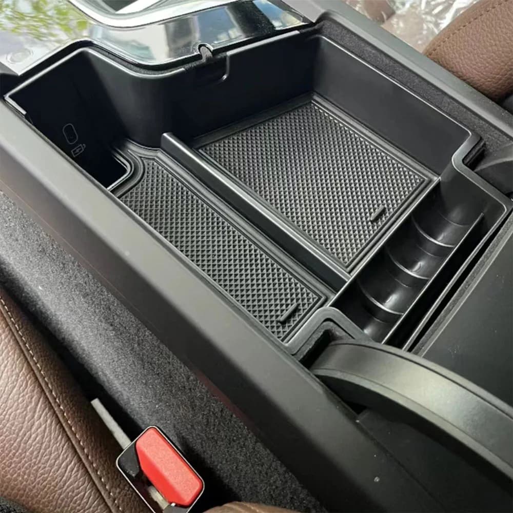 For Volvo XC60 XC90 S90 S60 V60 V90 2017 2018 2019 2020 2021 2022 LHD Armrest Box Storage Tray Organizer Interior Accessories - 5
