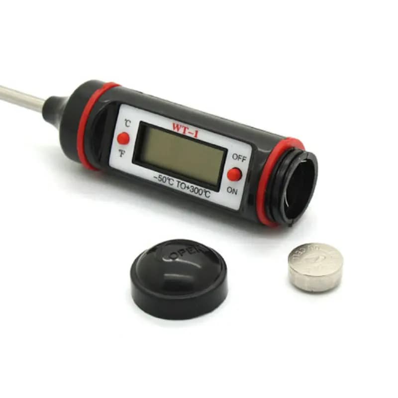 Portable Digital Kitchen Thermometer BBQ Meat Water Oil Cooking Electronic Probe Food Oven Thermometer WT-1 With Tube - 5