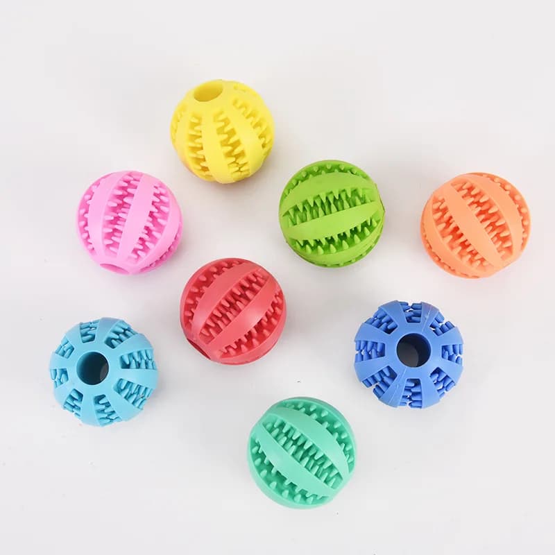 1 Set Pet Dog Toy Self-Entertainment Boredom Relief Molar Teeth Leak Food Ball Bite-Resistant Puppy Hide Watermelon Outdoor Fun - 3