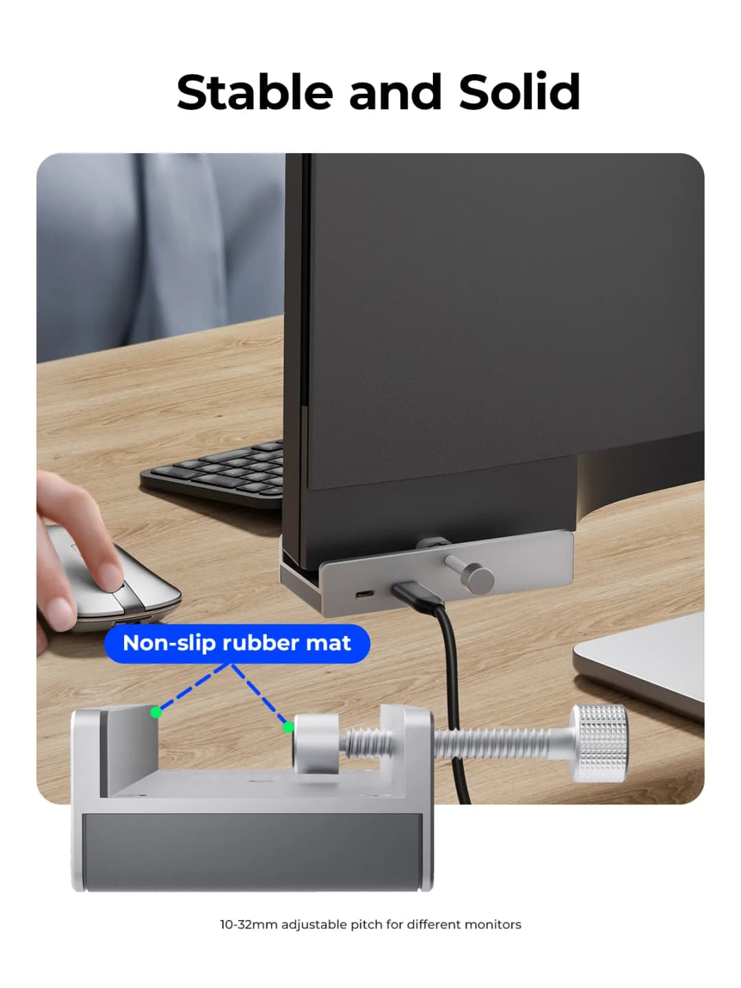 ORICO USB 3.2 Hub 6-Port Expansion with Power Connector 10Gbps Protocol High-Speed Transmission SD TF Card Fast Reading - 4