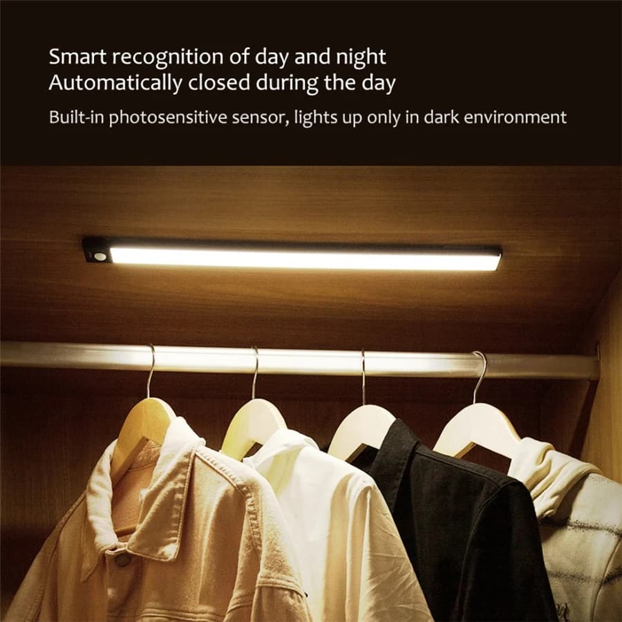 YEELIGHT Motion Sensor Closet Light LED Ultra-thin Light Rechargeable Magnetic Motion Sensor Wardrobe Corridor Night Light 2700K - 3