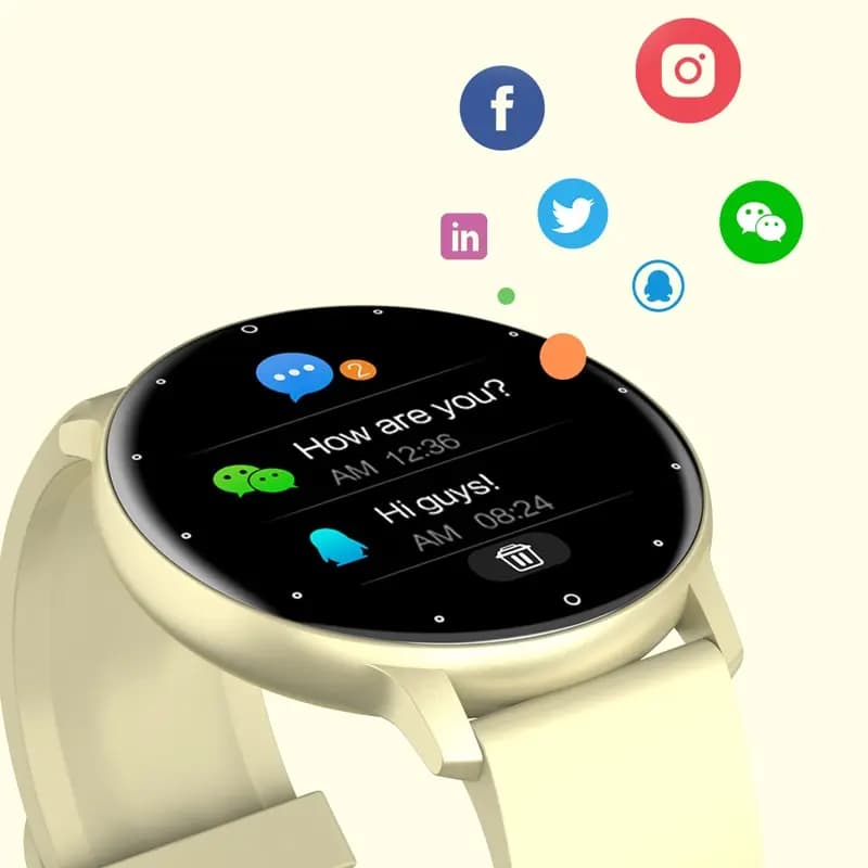LIGE Smart Watch Men Women Full Touch Screen Sport Fitness Watch Man IP67 Waterproof Bluetooth For Android IOS Smartwatch Men - 5