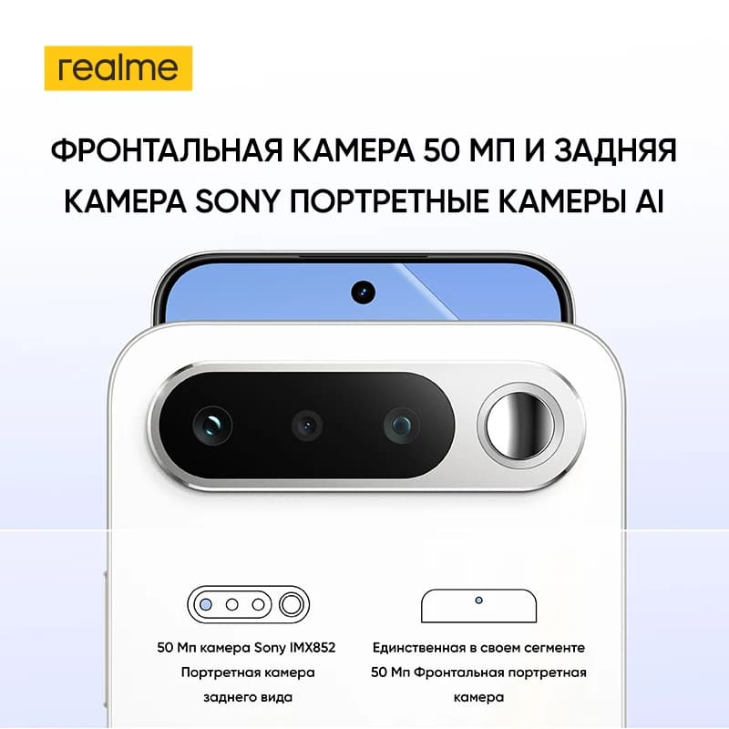 realme 16 5G Smartphone Dimensity 6400 Turbo Chipset 6.57" 4200nit AMOLED Display 7000mAh Battery 60W Charge Dual 50MP Camera - 3
