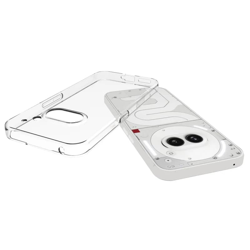 غطاء شفاف فائق النحافة من السيليكون TPU لهاتف Nothing Phone 2A و2APlus 5G، غطاء خلفي ناعم غير لامع لهاتف Nothing Phone 2A Plus - 5