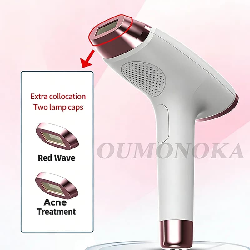 999999 ومضة ليزر IPL لإزالة الشعر للنساء أجهزة منزلية إزالة الشعر مزيل شعر كهربائي بلا ألم بيكيني دروب شيبينغ - 4