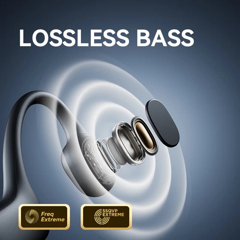 سماعات Sanag B21S توصيل عظمي حقيقي، بلوتوث، صوت HiFi، سماعات رأس لاسلكية، عرض خاص - 3
