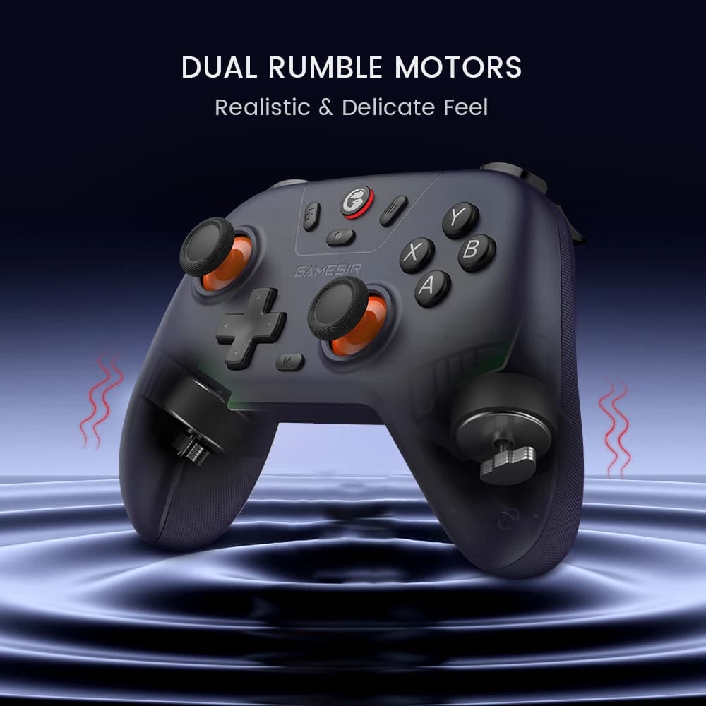 وحدة تحكم GameSir T4 Nova Lite Switch بتأثير هول لنينتندو سويتش وآيفون وأندرويد والهواتف المحمولة وويندوز وبي سي وستيم - 5