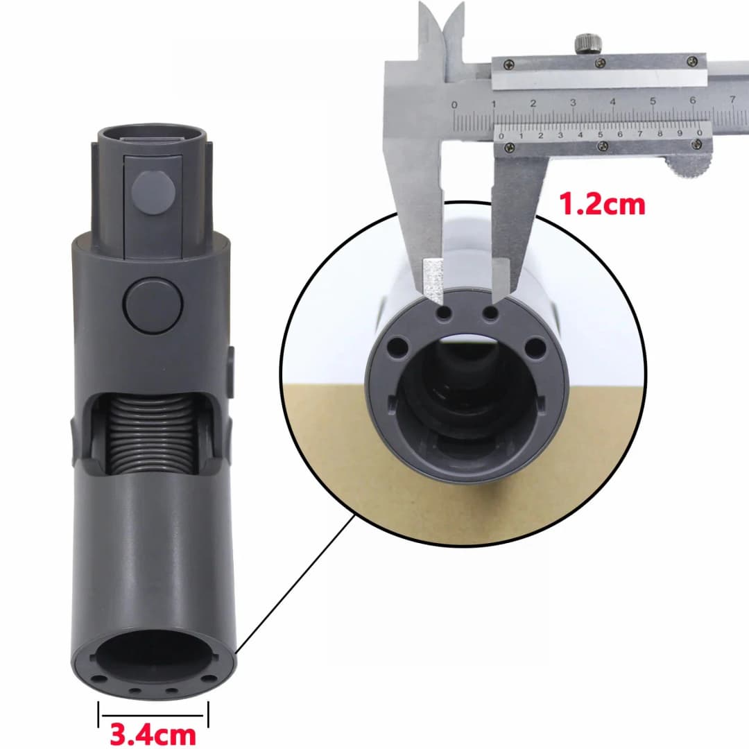 Original Dreame V12 V11SE T10 T20 T30 R20/R20pro Vacuum Cleaner Bottom Adapter Flexible Accessories Conversion Head Assembly - 3