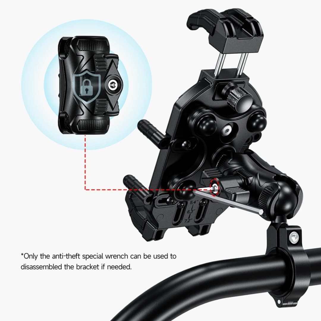 حامل دراجات Ulefone حامل دراجات Ulefone Armor Mount Pro AM02 حامل هاتف عالمي لمقود الدراجة - 6