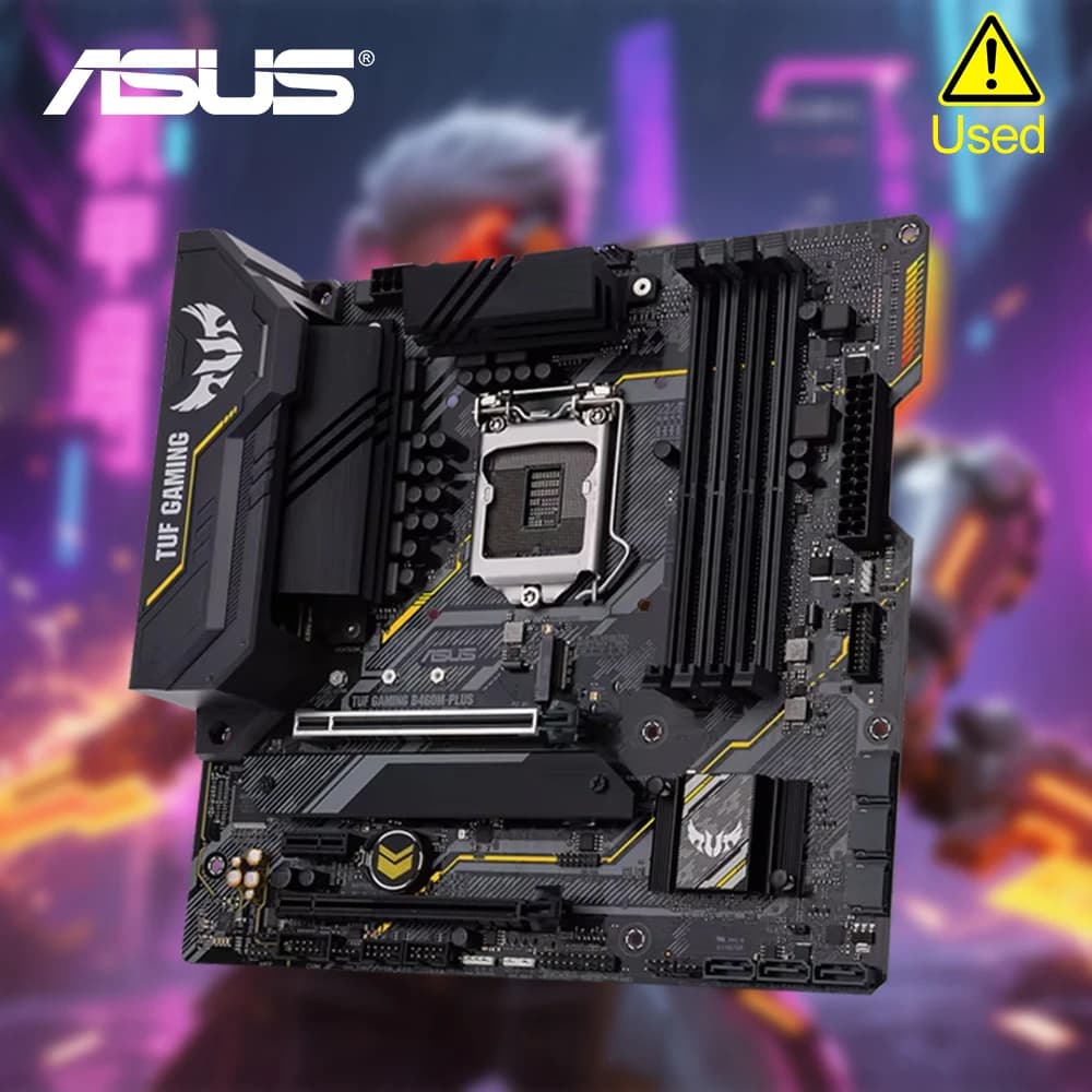 ASUS B460M PLUS  LGA 1200 Intel B460 SATA Micro ATX Intel Motherboard - 2