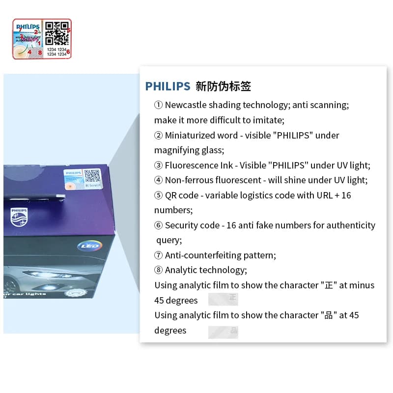 مصابيح فيليبس LED HIR2 9012 Ultinon Pro3015 12V/24V 6000K أبيض ساطع إضاءة سيارات LED، 2x - 6