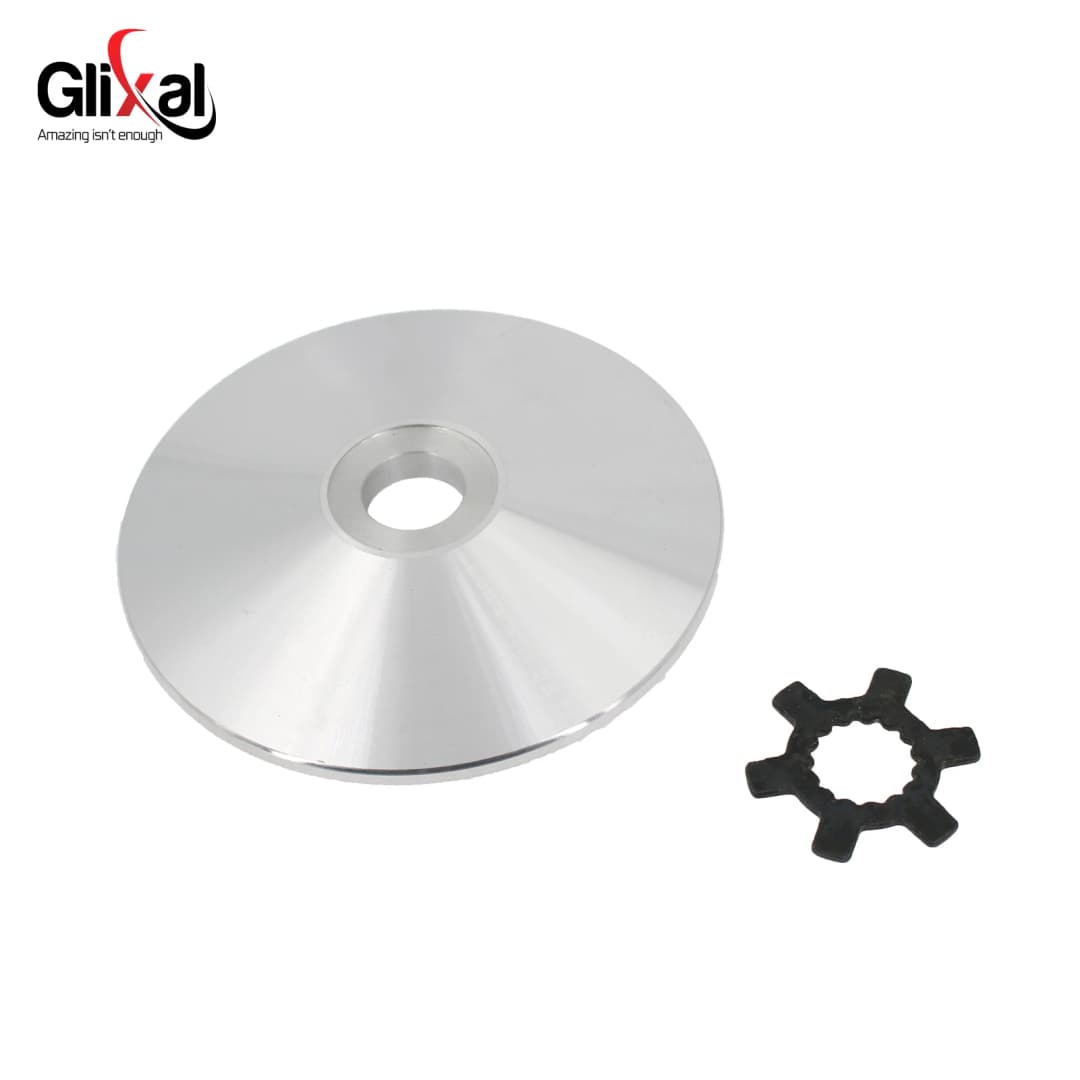مروحة متغير سباقات عالية الأداء من Glixal مقاس 98 مم لدراجات Minarelli 2T طراز 1E50QMF وJog 90 و4DM وKeeway (قطر داخلي 16 مم، 15 سن) - 3