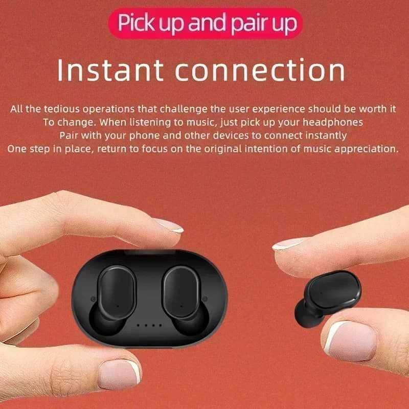 NEW A6S TWS Wireless Bluetooth Earphones sport Earbuds Fone Bluetooth Headset With Mic For Xiaomi Samsung Huawei smartphone - 6
