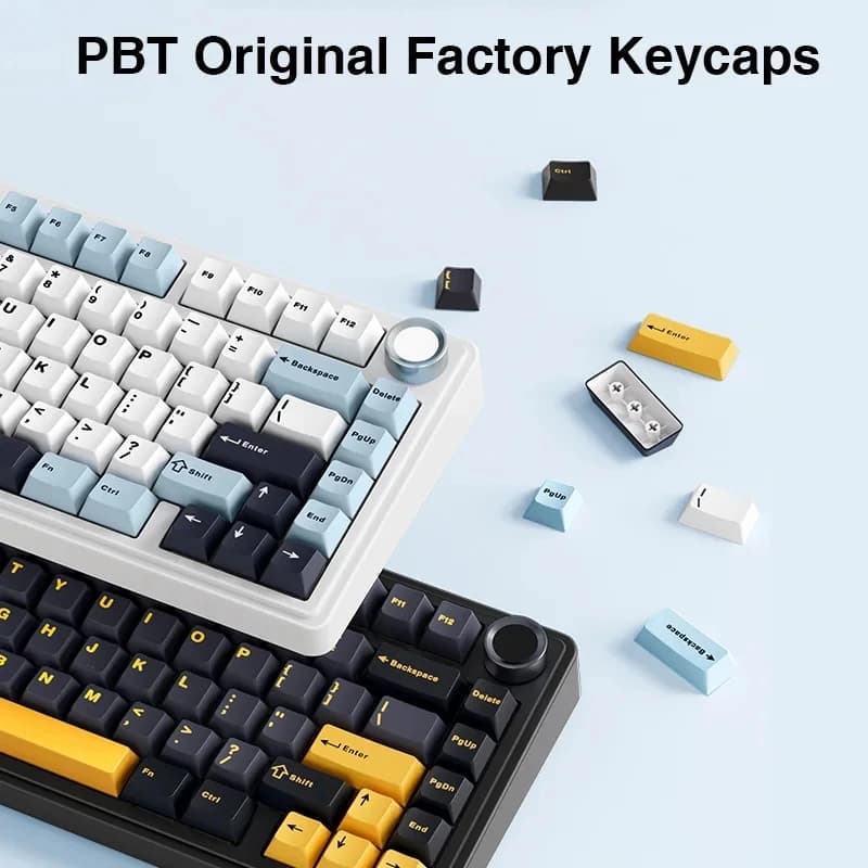AULA F75 2.4G Wireless/Bluetooth/Wired Gaming Mechanical Keyboard RGB Customized 75% Layout OEM Profile Gasket Structure - 3