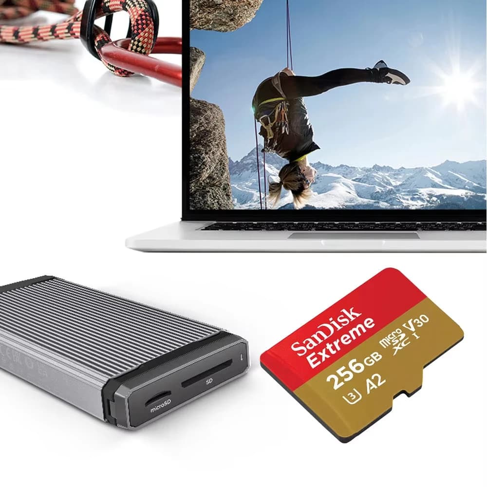 بطاقة الذاكرة Sandisk Extreme Micro SD - سعة 128GB، فئة A2 V30 U3، تدعم 4K، متوافقة مع الهواتف والكاميرات - 2