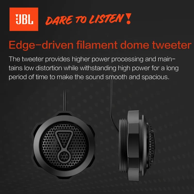 سماعة سيارة JBL مقاس 6.5 بوصة، سماعة مكونة، طاقة خرج 760 واط، سماعة باس للسيارة، تويتر، سماعة ستيريو منتصف المدى، سماعة سيارة - 3