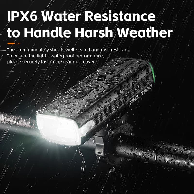 ROCKBROS 3000LM Bike Light 10000mAh Power Bank Type-C Charging Front Lamp Bicycle Headlight MTB Road Cycling Flash Highlight - 6