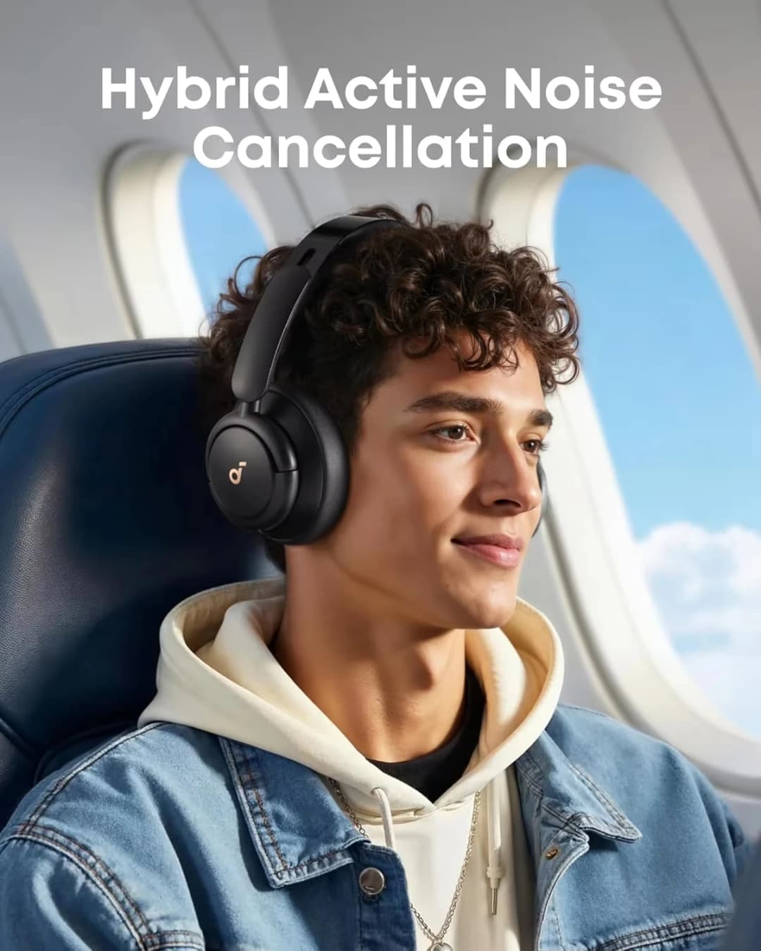 سماعات الرأس Soundcore من Anker Life Q30 مع إلغاء الضوضاء الهجين النشط سماعات بلوتوث لاسلكية سماعات أذن فوق الأذن - 3