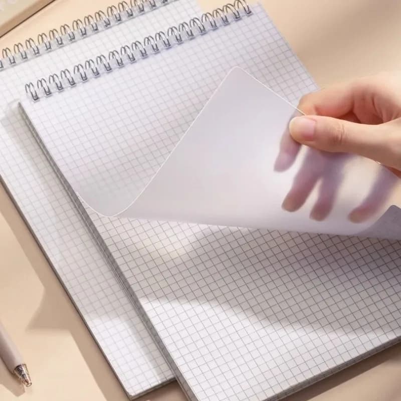 A4 A5 B5 Spiral book Coil Notebook 120 Sheets Grid Paper 240 Pages Notebook PP Cover for Students School - 4