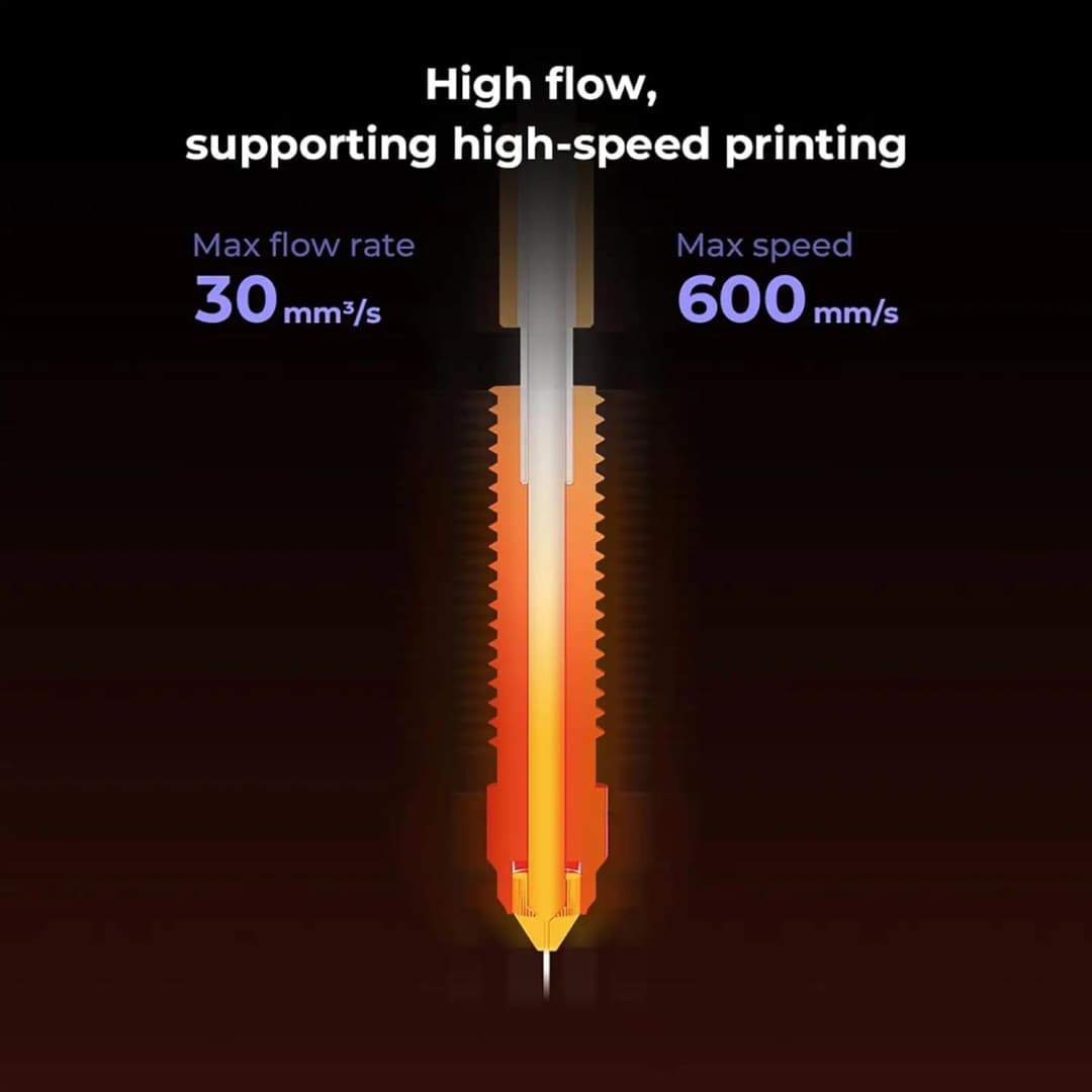 فوهة K1C من Creality، 1/3/5 قطع، لـ K1C, K1 Max, K1 SE, Ender 3 V3/3 V3 Plus، مجموعة فوهة استبدال سريع Unicorn، مجموعة فوهة بتدفق عالي - 3