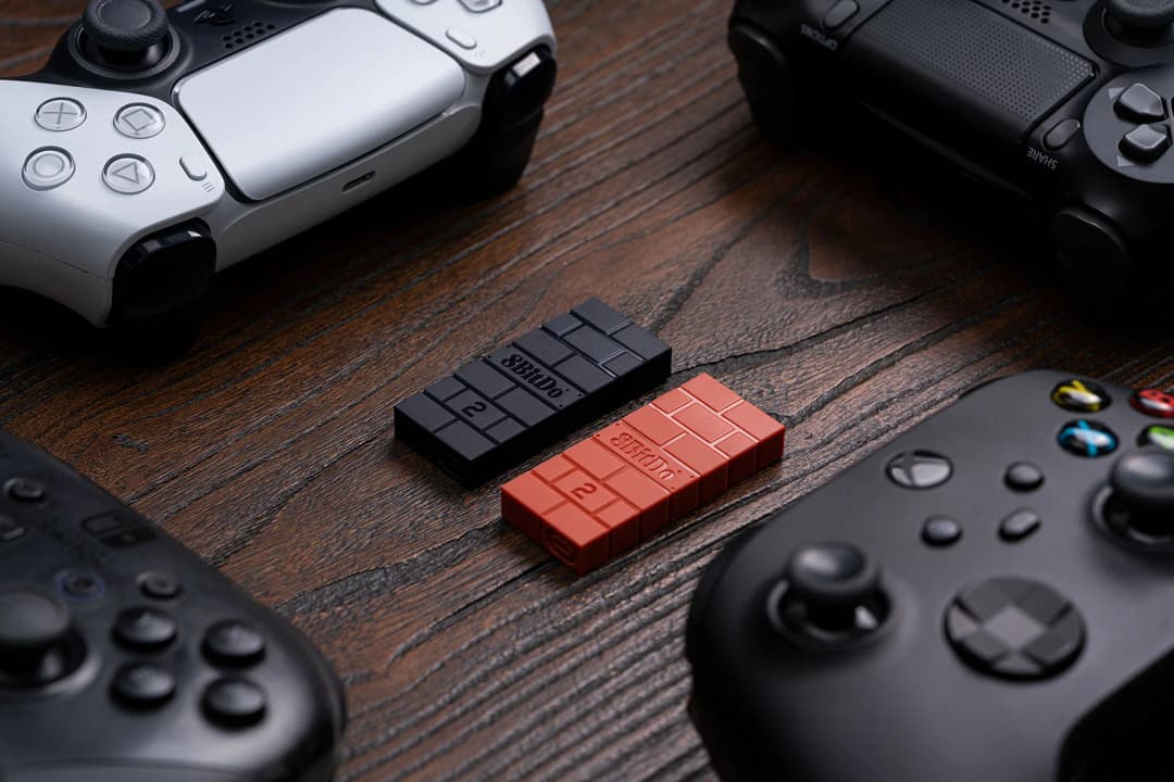 محول بلوتوث لاسلكي 8BitDo USB 2 مستقبل لجهاز Nintendo Switch 1، 2 PS1 Raspberry Pi Mini جهاز تحكم PS4 لجهاز PS5 - 6