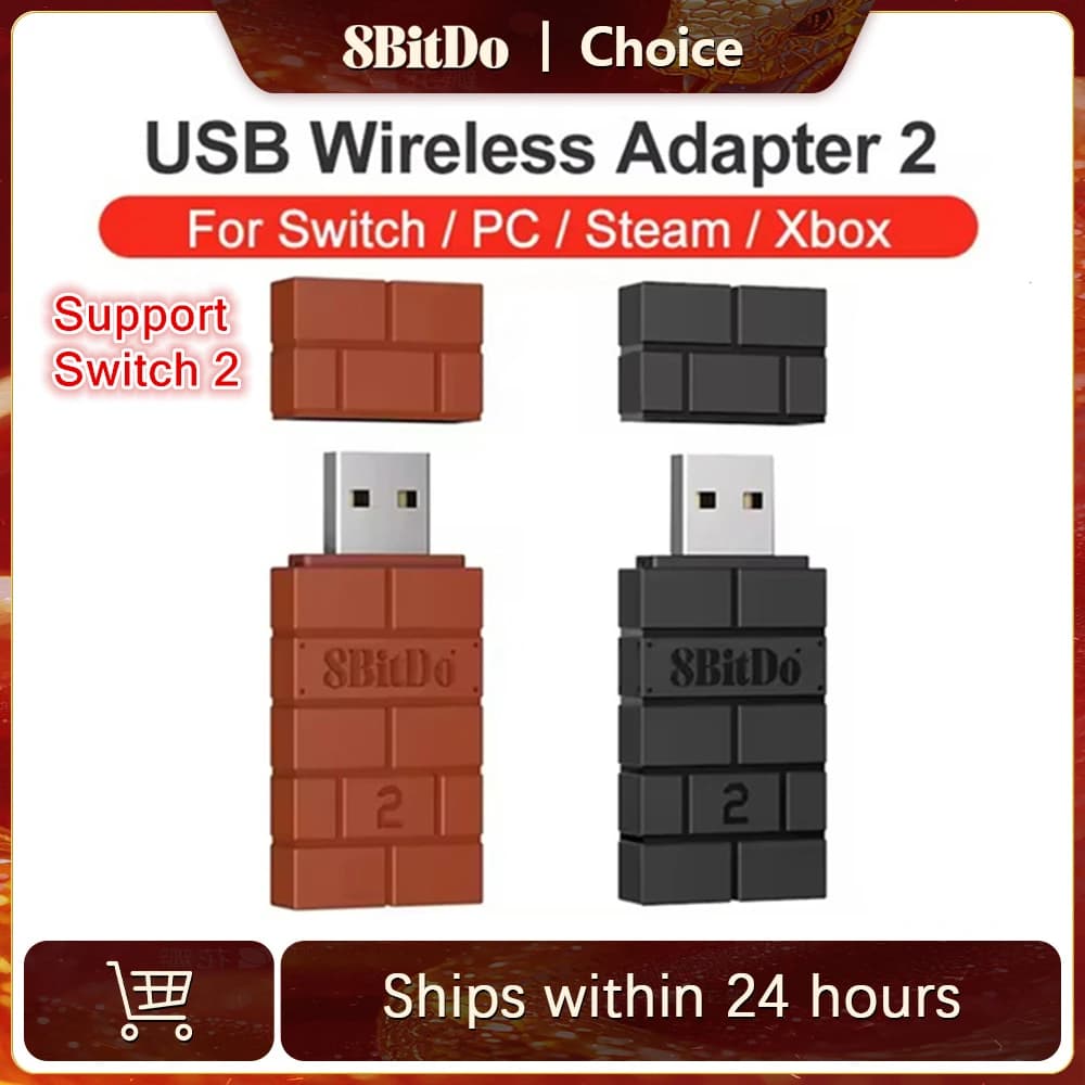 محول 8Bitdo بلوتوث USB RR لاسلكي لسويتش ويندوز ماك راسبيري باي سويتش 2 لايت أوليد يدعم وحدة تحكم PS3 PS4 PS5