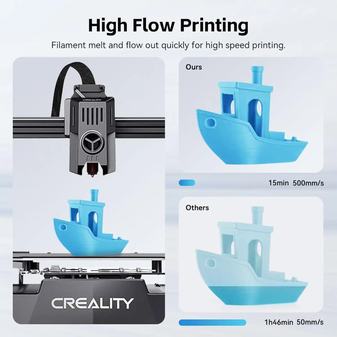 مجموعة Creality Ender 3 V3 KE Hotend لمقاومة الحرارة العالية حتى 300°C، مجموعة كتلة تسخين خزفية لنهاية الساخنة، مناسبة لـ K1/K1 Max - 4